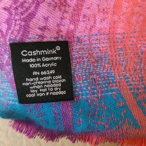 Multicolored Cashmink scarf